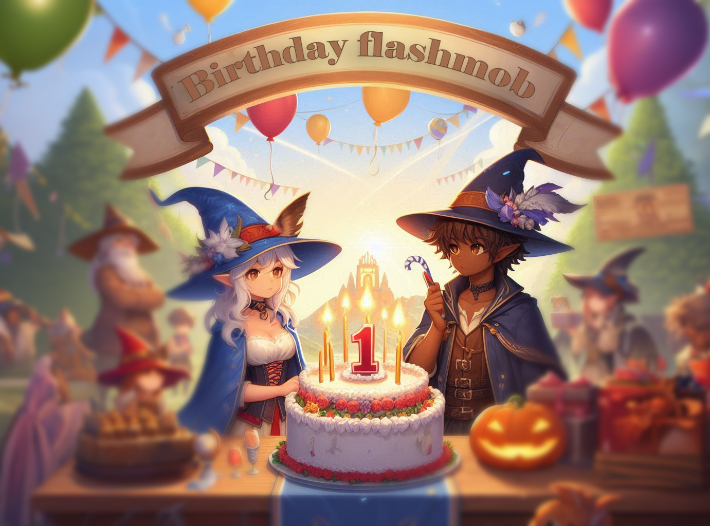 Flashmob “Happy birthday, Wizard!”